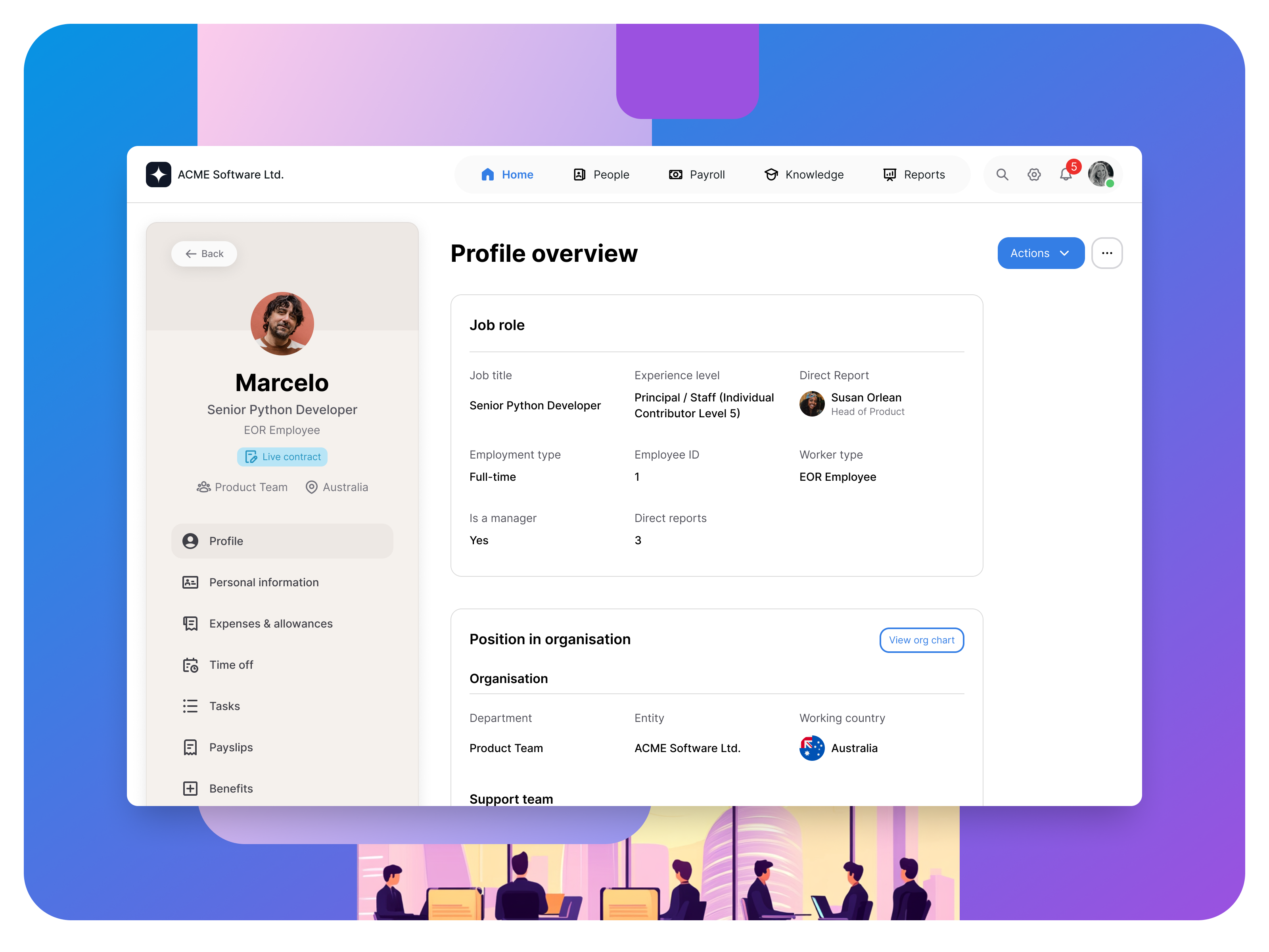 screenshot of Team APAC